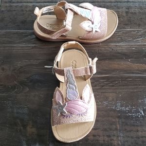 Carters unicorn sandals
